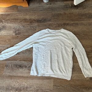 J. Crew Light Gray Crewneck Sweater